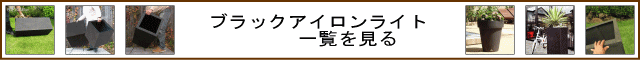 ブラックアイロンライト 黒 樹脂鉢