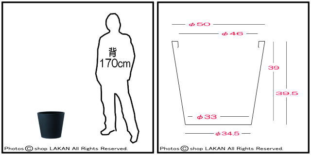 ポリッシュ 軽量鉢 ガーデニング 8号鉢 