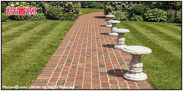 イタリア 洋風ガーデン 石造 オブジェ 