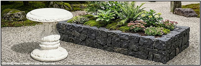 石造 オーナメント 花鉢 イタリア 