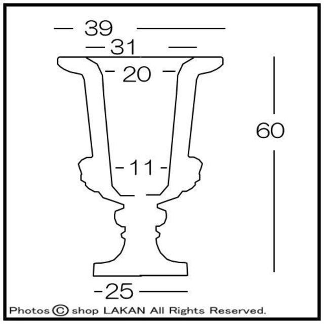 石造 花鉢 洋風 ガーデンオブジェ 