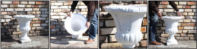 パラディアーノ花鉢 ART-1030 石造花鉢 