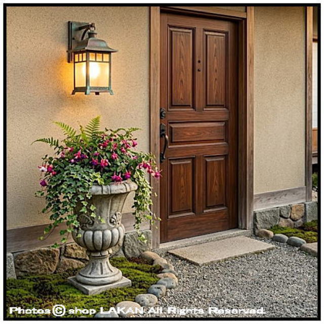 ガーデン置物 石造 花鉢 ART1030 