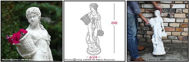 天使 エンゼル 彫像 石造 