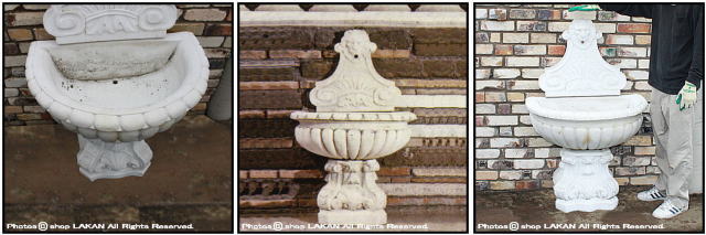 イタリア石像 家庭用 小型 壁泉 