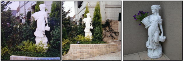 人物像 彫像 高級感 重厚 