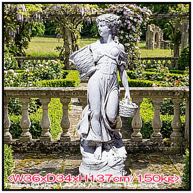 洋風 クラシック 庭園 屋外 石像 