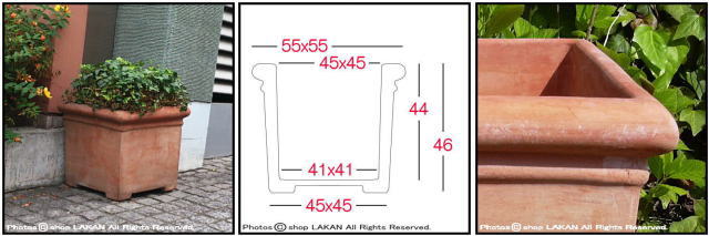 イタリア 高級鉢 テラコッタ製 高品質 