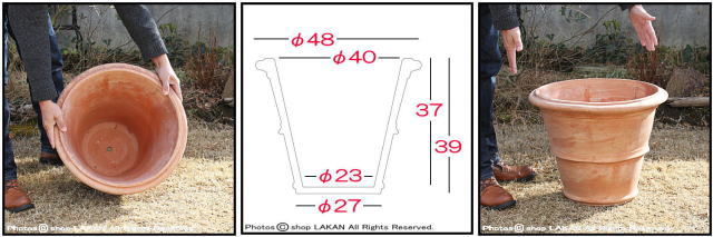  大型植木鉢 高級 ガーデン ツリーポット ベノッチ 垂涎 