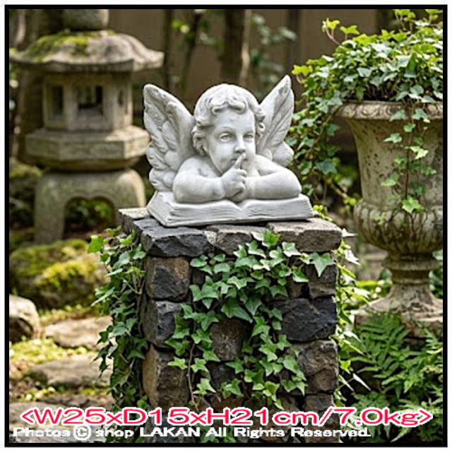 洋風 彫像 エンゼル 子供 