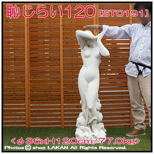 恥じらいのヴィーナス オブジェ ガーデン置物 