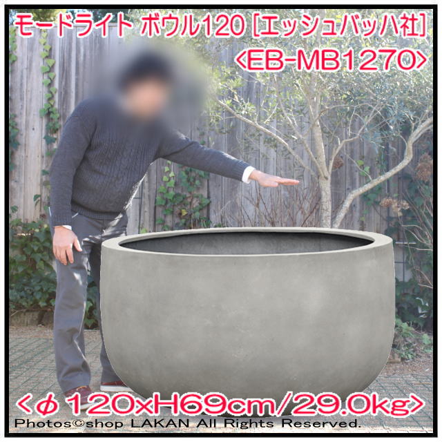 ボウル型鉢 エッシュバッハ社 モードライト 植木鉢 