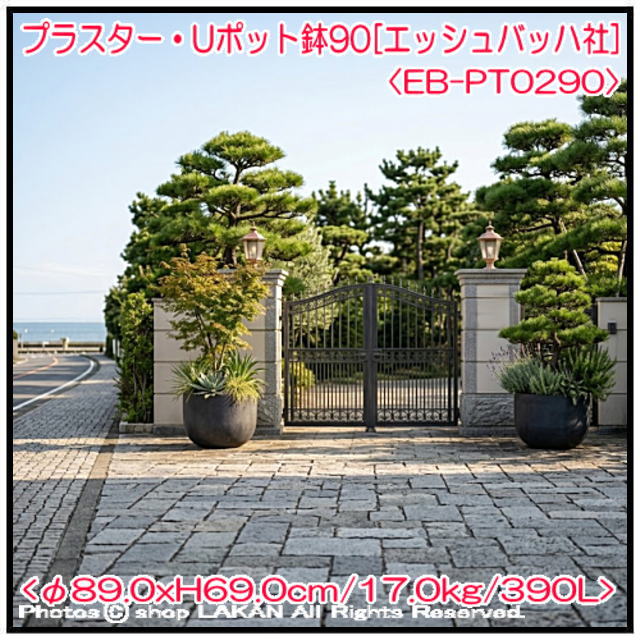 エッシュバッハ社 グリーンポット 素焼感 