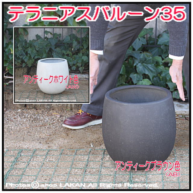 人気 樹脂製植木鉢 テラニアス 輸入 