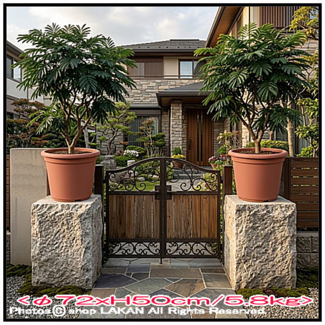 高級輸入樹脂植木鉢 ポリエステル樹脂製 