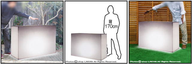 庭園灯 オブジェ ガーデン置物 カセッタキューブハイ 