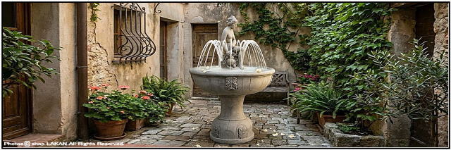 イタルガーデン社 噴水 大型 