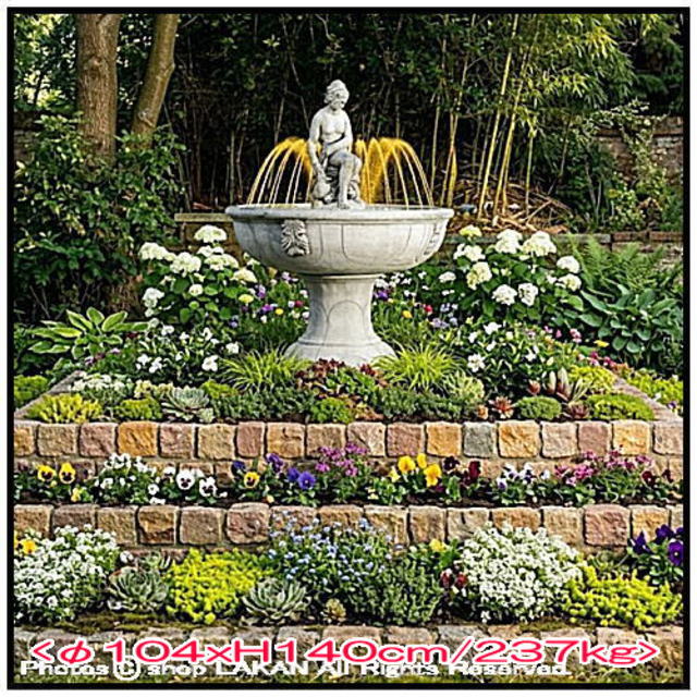 循環 大型 噴水 プラガ  