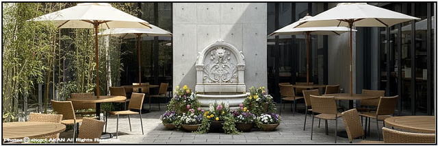 イタリア 石造 壁泉 小型 