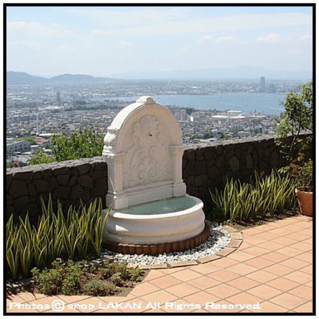 石造 人工大理石 小型 壁泉 