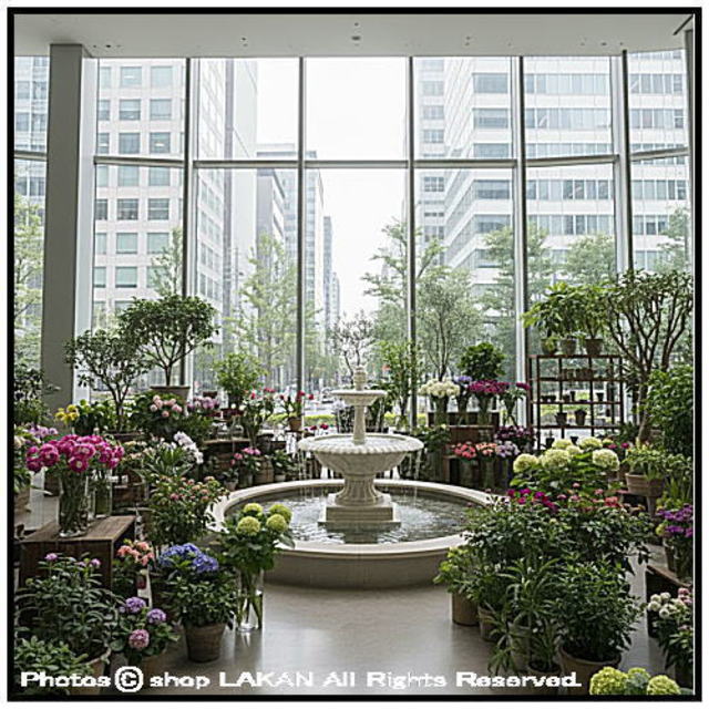 循環 大型 噴水 アラス 落下式循環噴水 