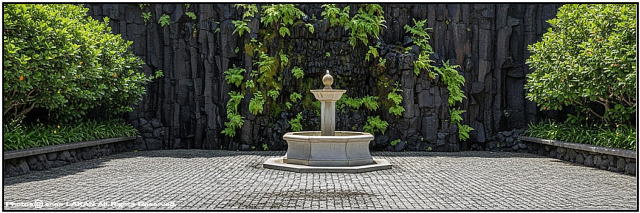 循環式 石造 マルシリア 2段循環噴水 