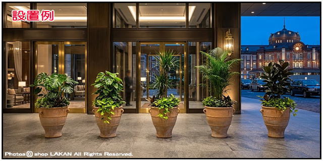 アンティーク調 大型壺 オブジェ 