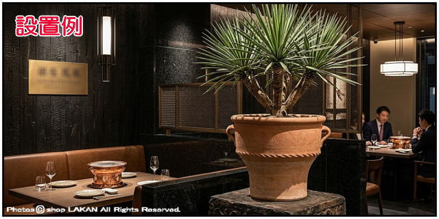 素焼き鉢 オブジェ クレタ島 アンティーク調 