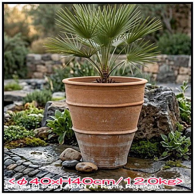 すり鉢型 クレタ島 アンティーク調 