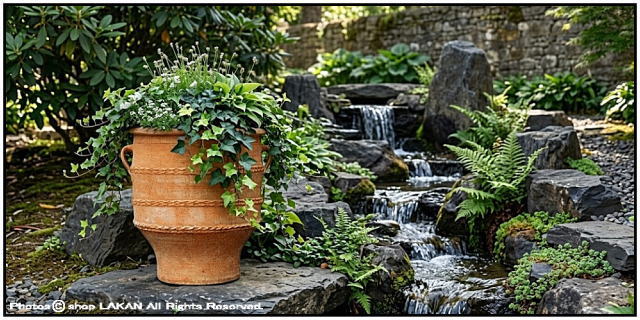 素焼き鉢 オブジェ クレタ島 アンティーク調 