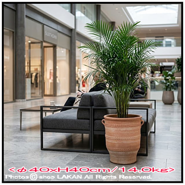 素焼き鉢 グラストラ クレタ島 アンティーク調 