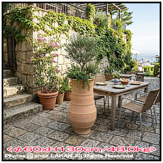 オブジェ ギリシア 大型 植木鉢 