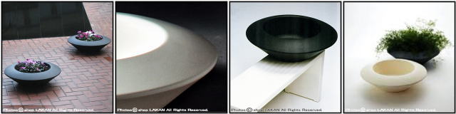 セラルンガ社　インオービタ　イタリア製　デザイナーズ　ポリエチレン樹脂鉢　Alberto Meda　軽量　高級志向　