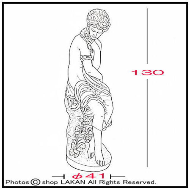 彫像 石造 大型 ヴィーナス 重厚 像 