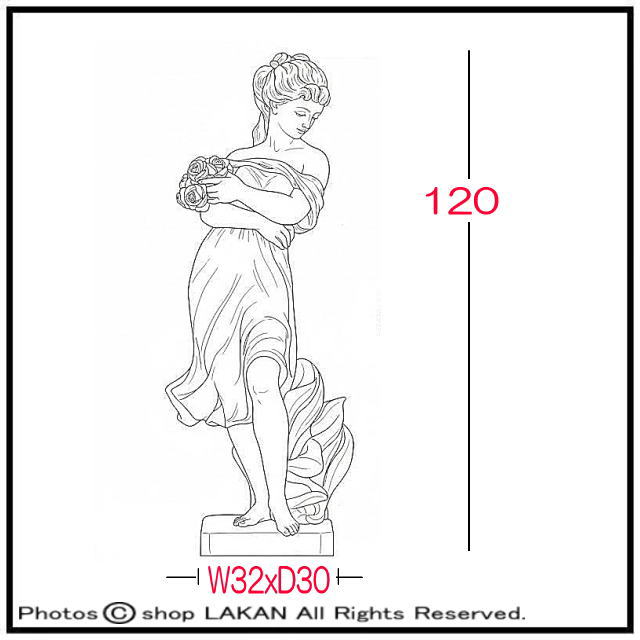 洋風 クラシック 庭園 屋外 石像 