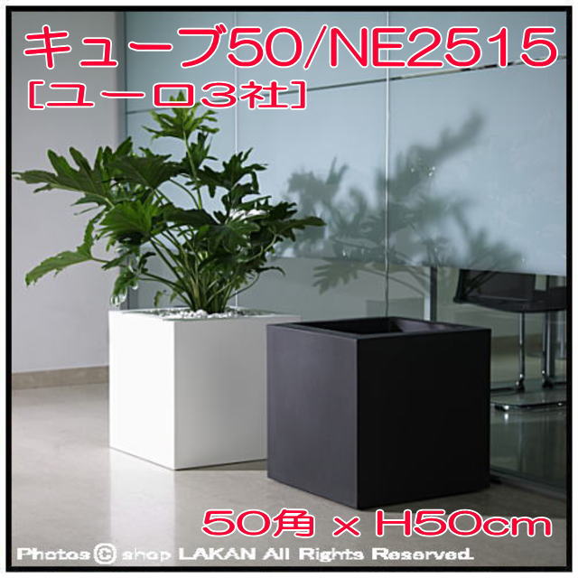 キューブ　サイコロ型　大型コンテナー　大型樹脂鉢　ユーロ３　コンテナー