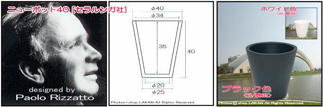 セラルンガ社 デザイナーズ 大型プランター 