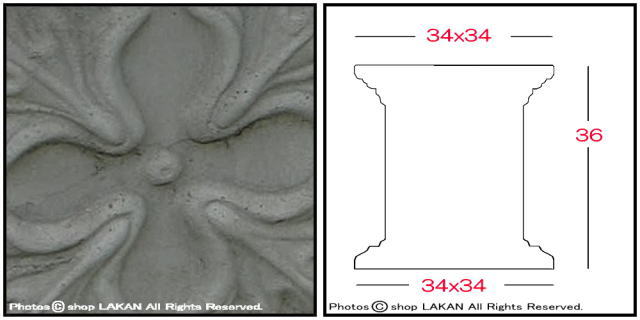 クラシック 台座 PI-032700 洋風庭園 