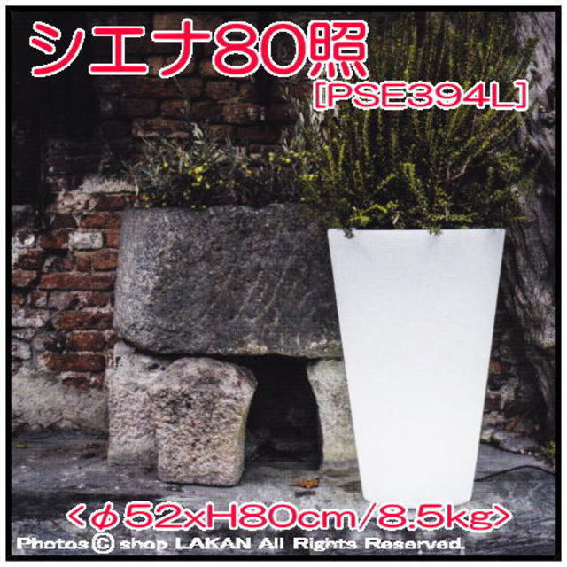 セラルンガ社　シエナ　PSE394L　照明付輸入鉢　