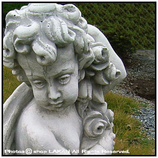 オブジェ 洋風ガーデン 子供像 彫像 