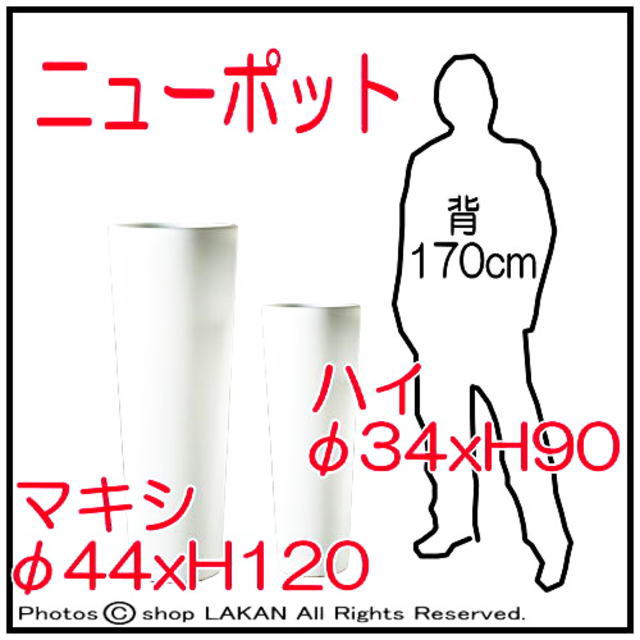 SD810_044L ニューポットマキシ 照明付輸入鉢