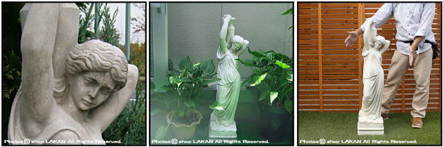 ガーデン ヴィーナス 乙女像 彫像 