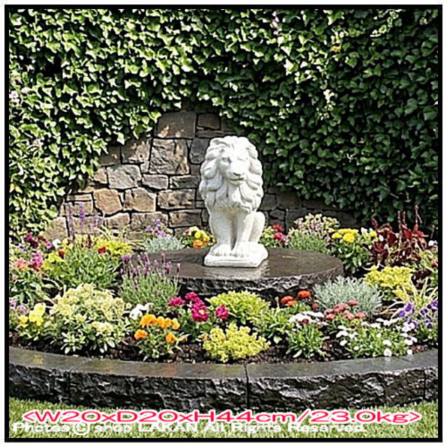 ライオン 動物 洋風 彫像 