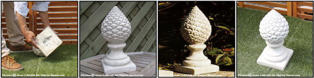 オーナメント イタリア石造 彫像 置物 