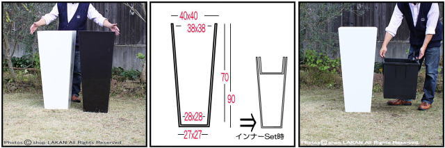 ポリプロピレン樹脂製 人気 植木鉢 ヴォーグ