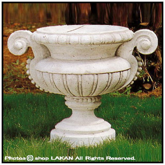 彫刻 プランター 石造 花鉢 