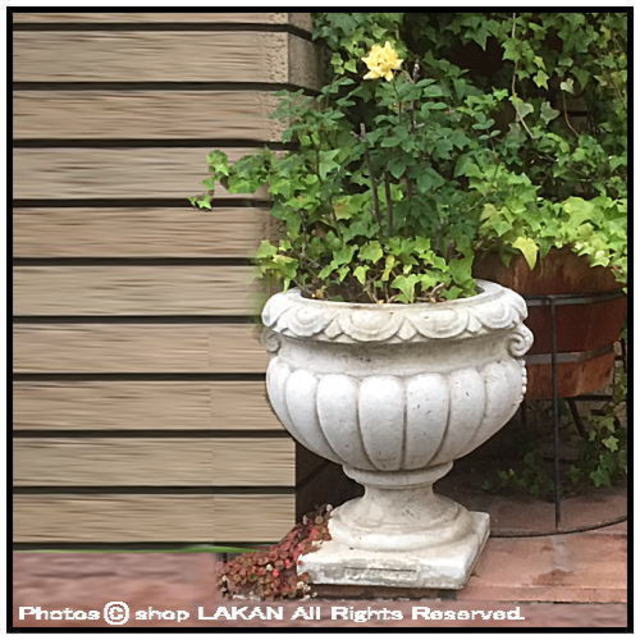 石造 花鉢 洋風 ガーデン クラシック庭園 