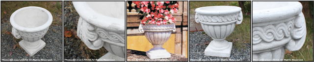 花鉢 トーリルッサ 石造 カップ型 
