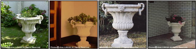 石造大型花鉢 イタリア 洋風ガーデン 